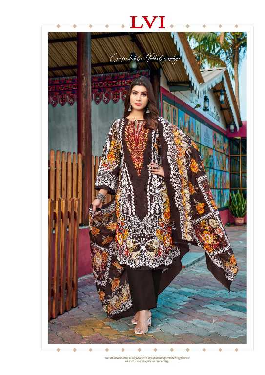 LVI Taj Print Vol-3 Wholesale Karachi Cotton Printed Dress Material