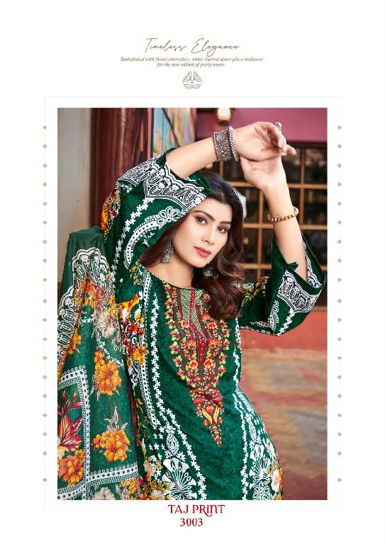 LVI Taj Print Vol-3 Wholesale Karachi Cotton Printed Dress Material