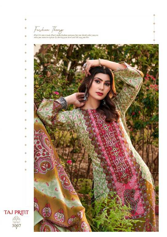 LVI Taj Print Vol-3 Wholesale Karachi Cotton Printed Dress Material