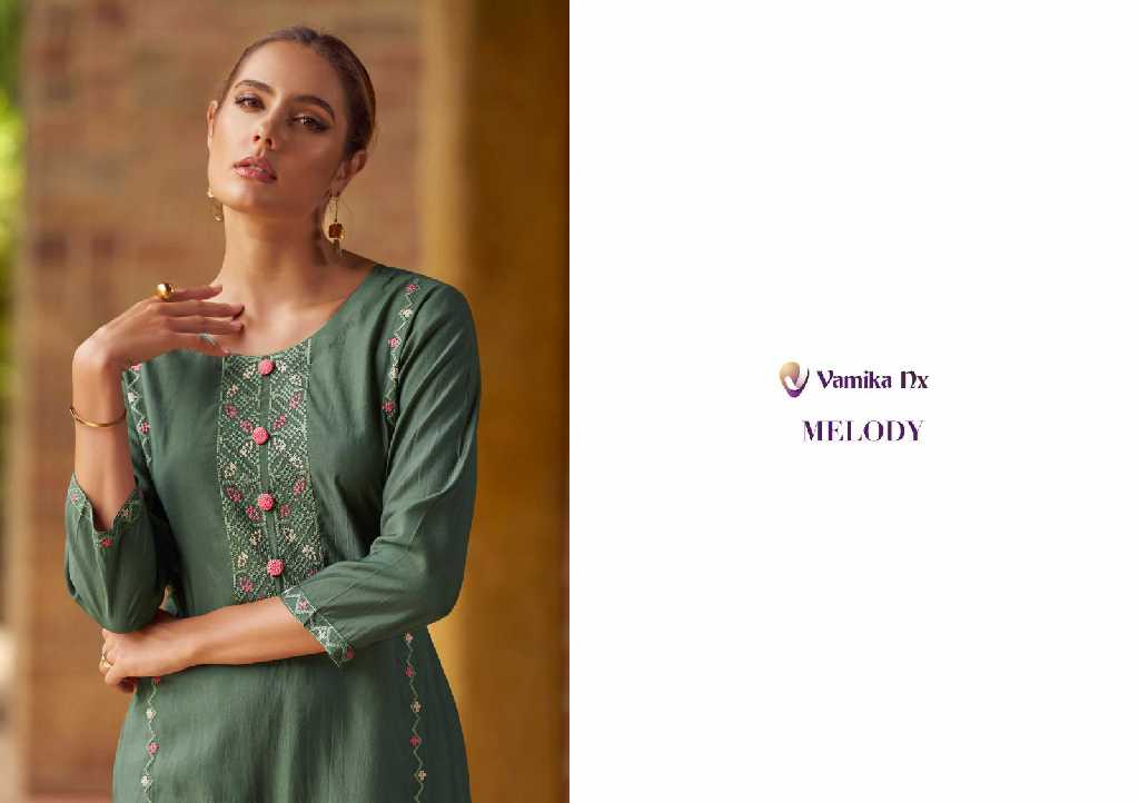 Vamika Melody Wholesale Chandri Top With Pant Collection