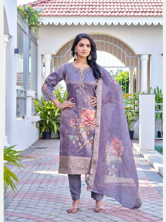 Aanchi Taylor Wholesale 3 Piece Set Straight Concept Readymade Suits