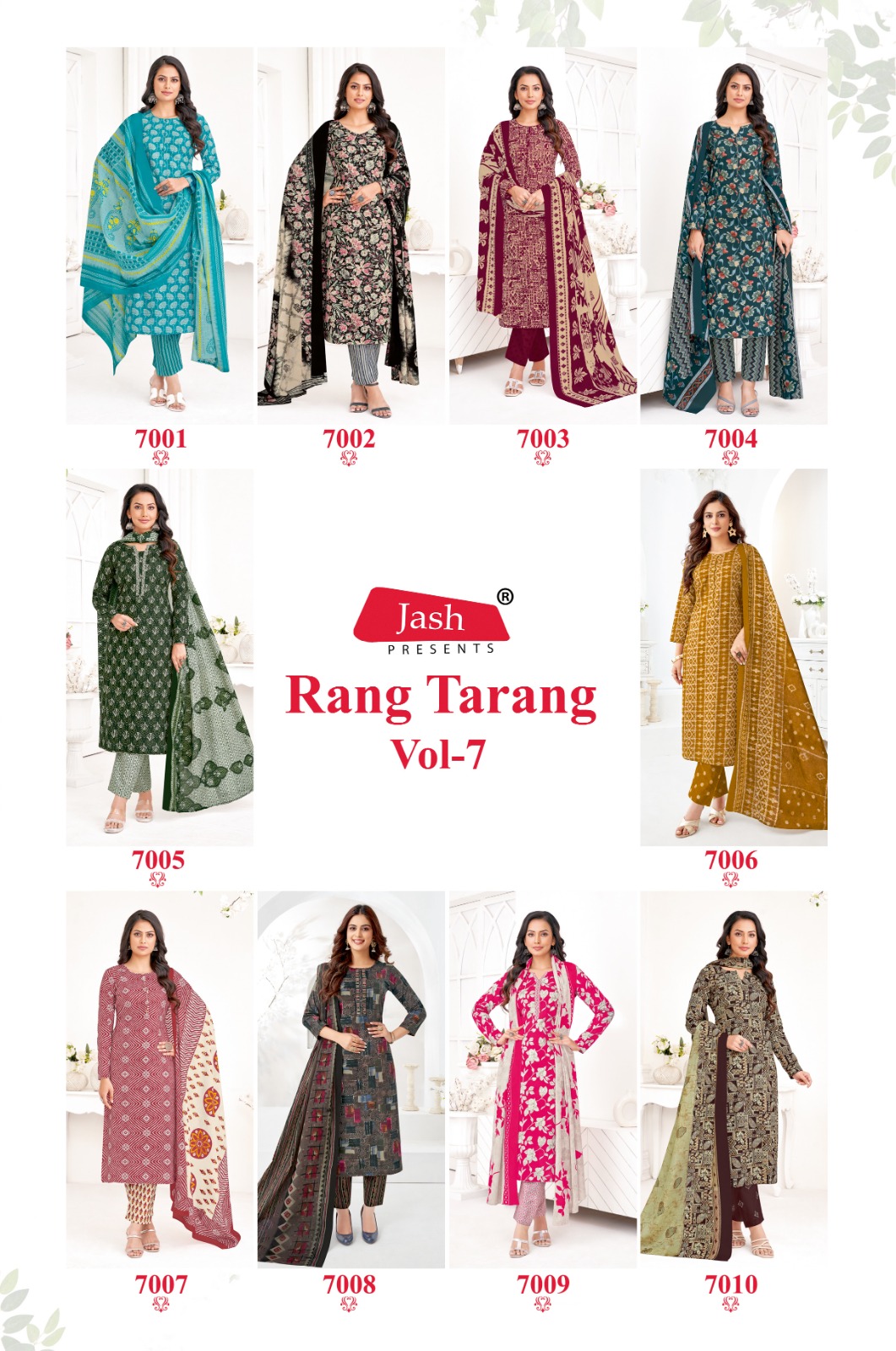 Jash Rang Tarang Vol-7 Wholesale ReadyMade Cotton Dresses