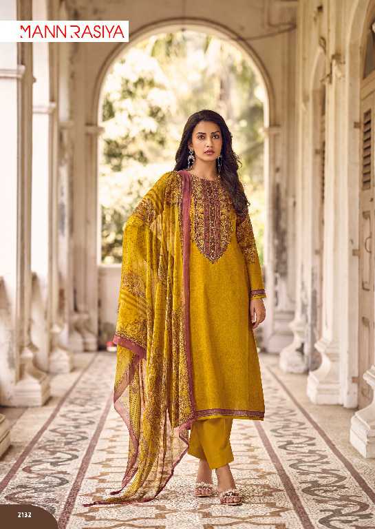 Mann Rasiya Phulkari Wholesale Pure Jaam Cotton With Fancy Handwork Salwar Suits