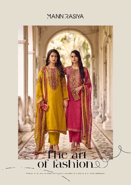 Mann Rasiya Phulkari Wholesale Pure Jaam Cotton With Fancy Handwork Salwar Suits