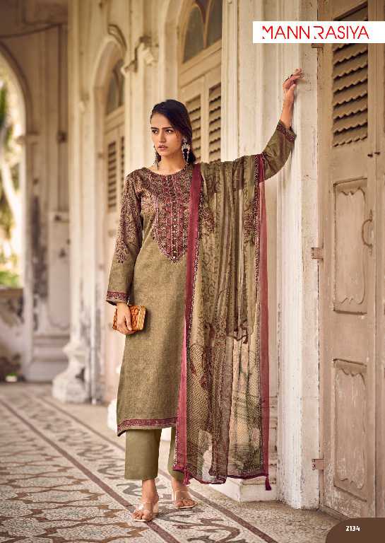 Mann Rasiya Phulkari Wholesale Pure Jaam Cotton With Fancy Handwork Salwar Suits