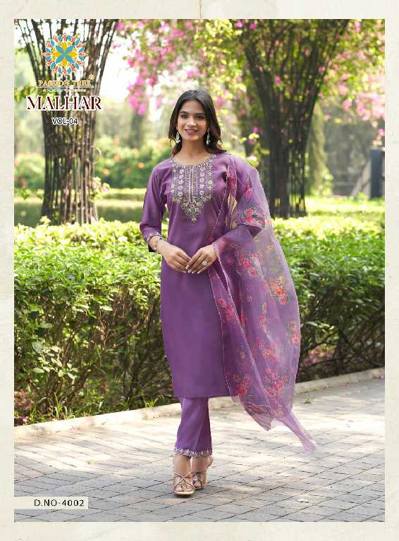 malhar vol 4 by passion tree roman silk fullstitch women indian big size salwar suit set