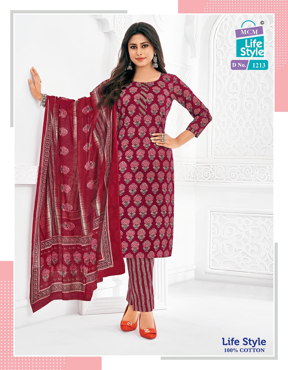 MCM Life Style Vol-12 Wholesale Pure Cotton Printed Readymade Dress