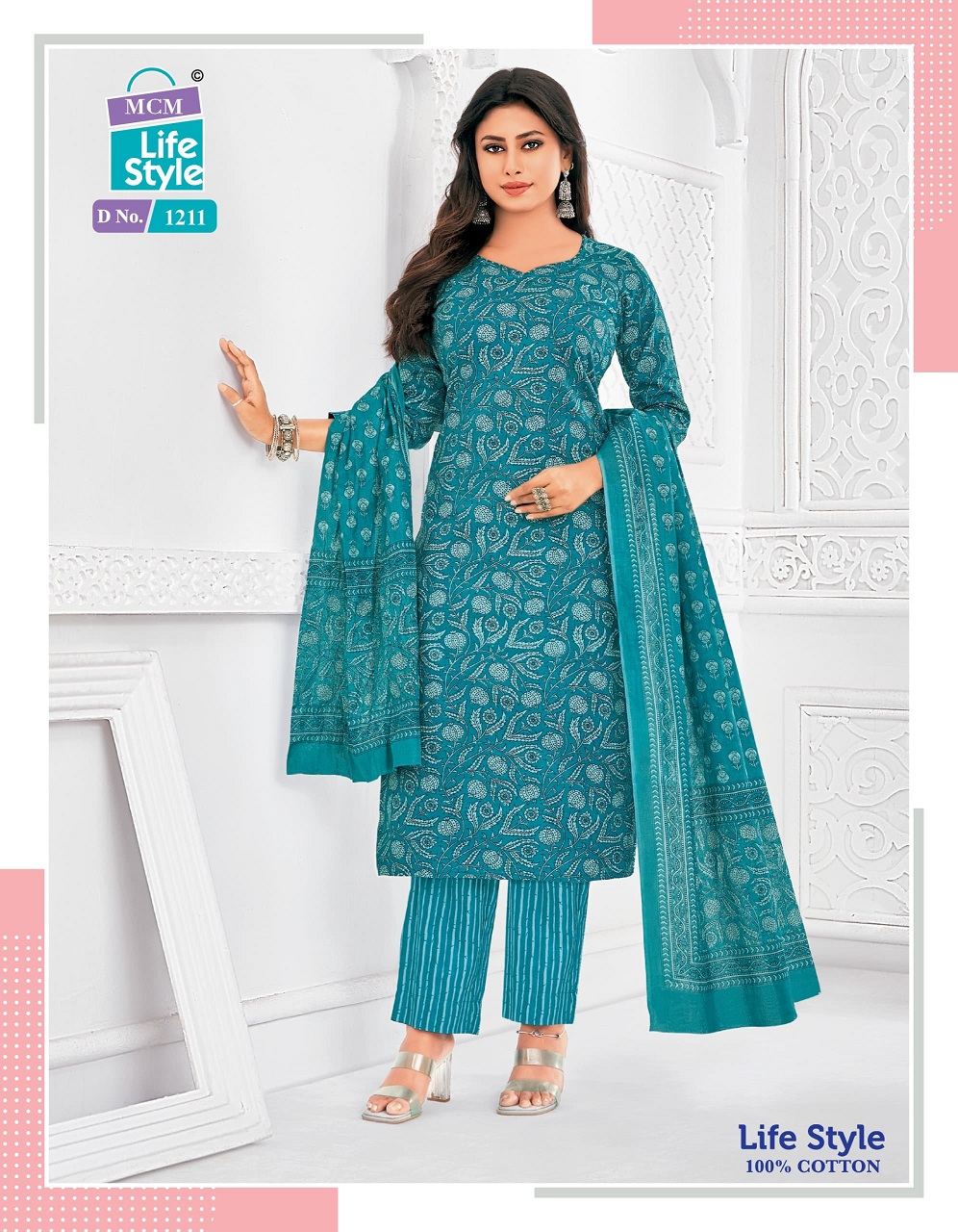 MCM Life Style Vol-12 Wholesale Pure Cotton Printed Readymade Dress