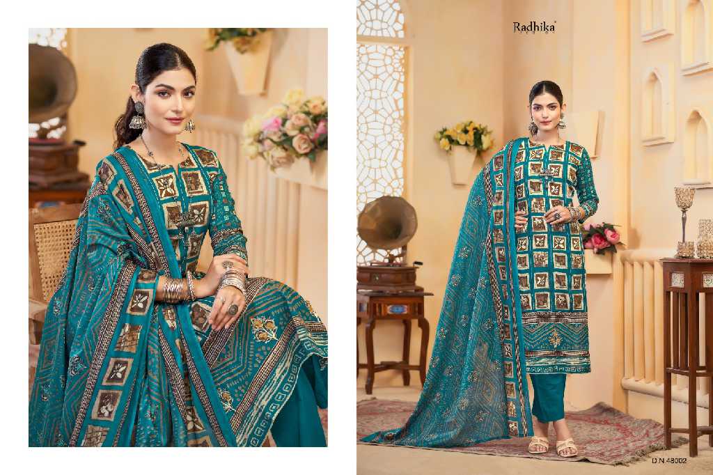 Radhika Azara Shirin Wholesale Pure Lawn Cotton Dress Material
