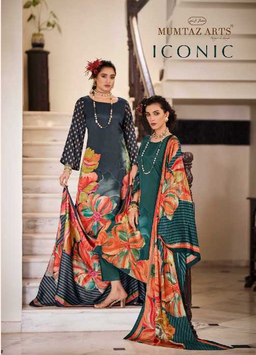 Mumtaz Arts Iconic Wholesale Pure Viscose Muslin With Embroidery Work Dress Material