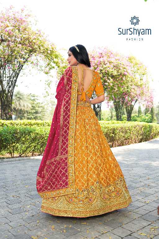 Surshyam Naseehat Wholesale Banarasi Silk Semi Stitched Lehenga Choli
