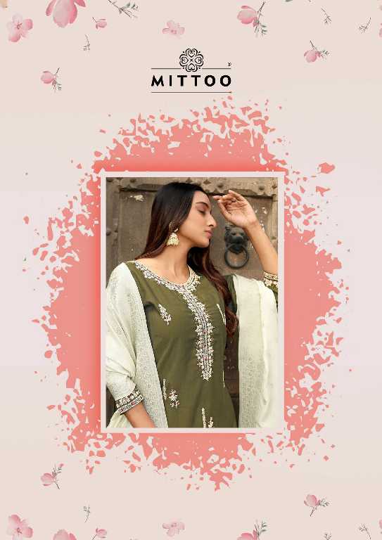 Mittoo Saundarya Wholesale Viscose Weaving Kurti With Pant And Dupatta
