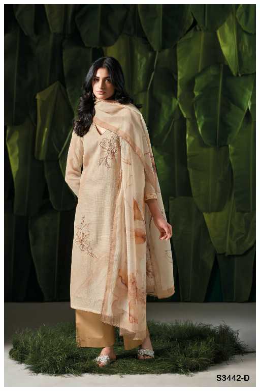 Ganga Beverly S3442 Wholesale Cotton Kota With Embroidery Salwar Suits
