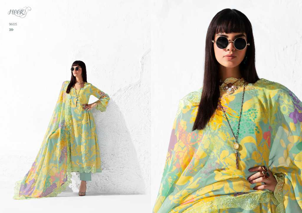 Kimora Heer Icon Wholesale Pure Linen With Embroidery Salwar Kameez