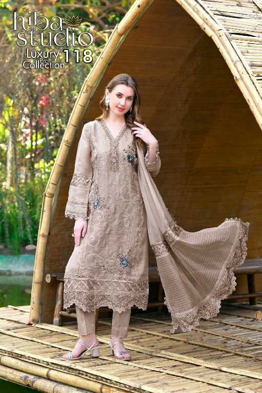 Hiba Studio LPC-118 Wholesale Luxury Pret Formal Wear Collection