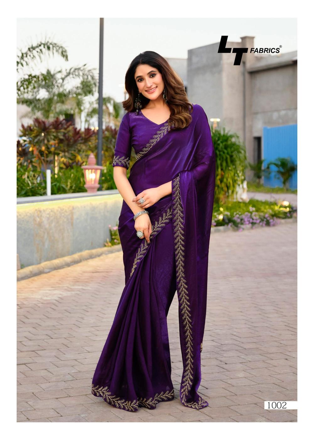 signature vol 10 by LT Fabrics cosmos hit design saree with fancy blouse
