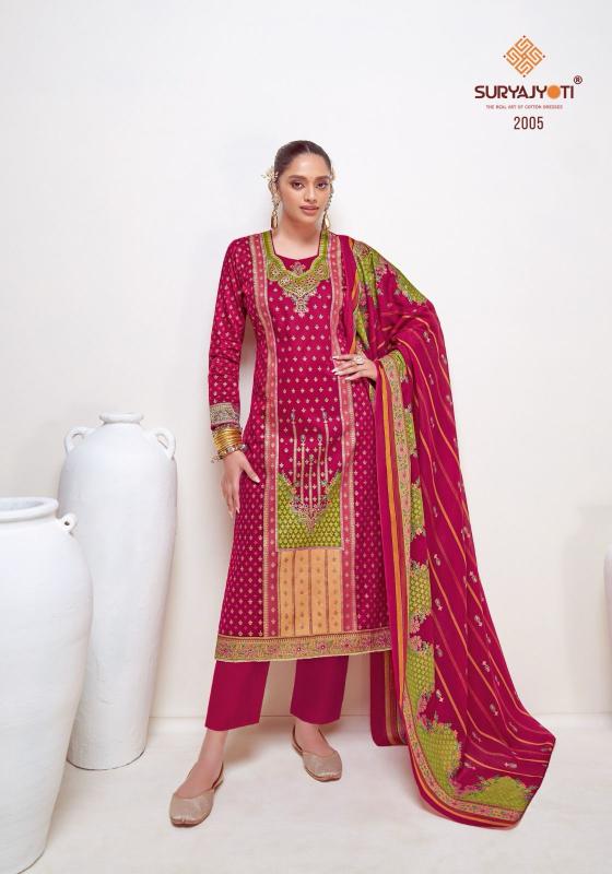 pallavi advance vol 2 by suryajyoti jam satin pretty look unstitch suits