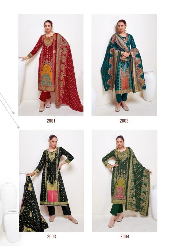 pallavi advance vol 2 by suryajyoti jam satin pretty look unstitch suits
