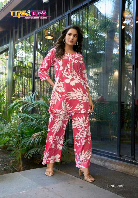 Tips And Tops Viona Vol-2 Wholesale Co-Ord Set Collection