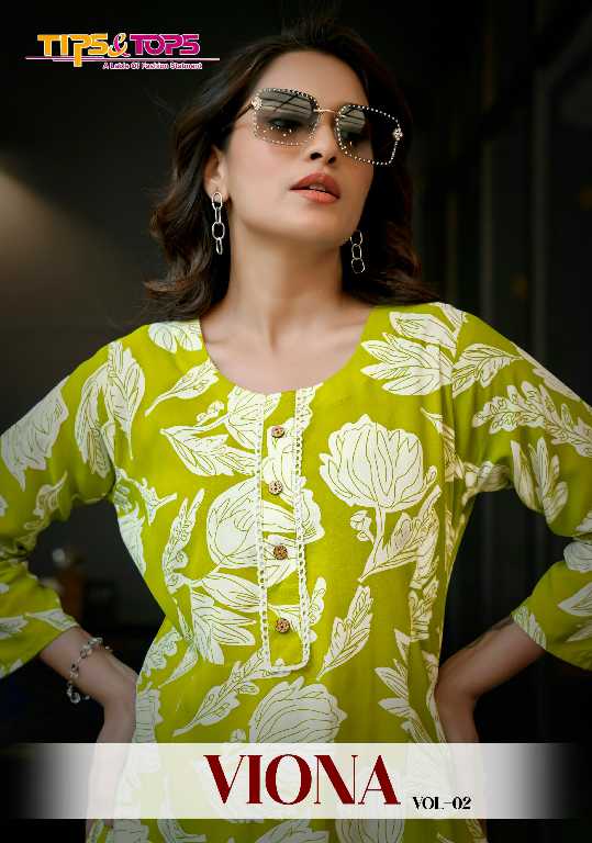 Tips And Tops Viona Vol-2 Wholesale Co-Ord Set Collection