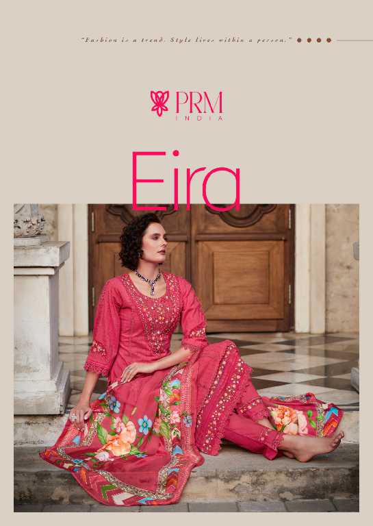 PRM Eira Wholesale Pure Cotton With Designer Work Kurti With Pant And Dupatta