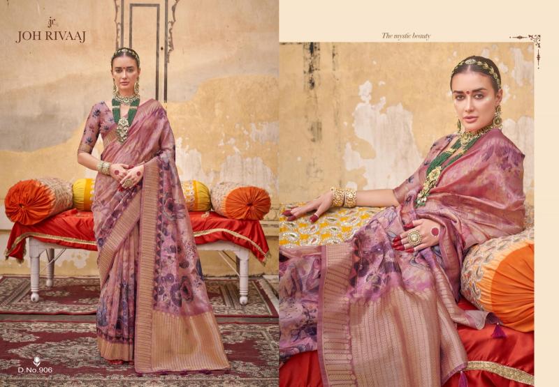 joh rivaaj jankaar 901-909 series shop trendy saree wholesaler