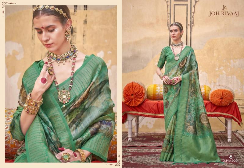 joh rivaaj jankaar 901-909 series shop trendy saree wholesaler