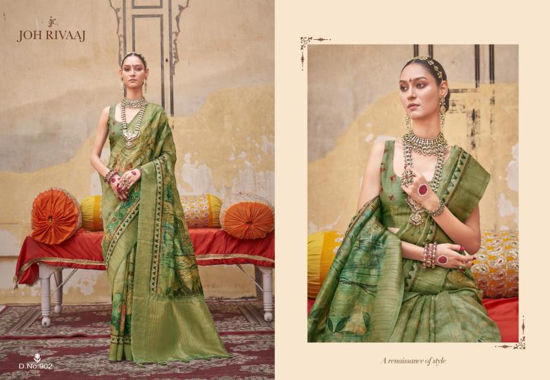 joh rivaaj jankaar 901-909 series shop trendy saree wholesaler
