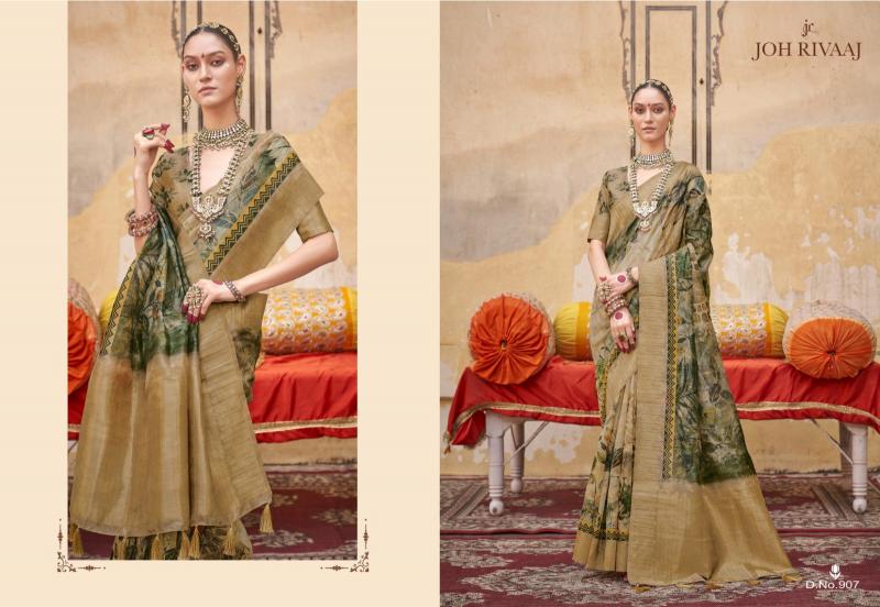 joh rivaaj jankaar 901-909 series shop trendy saree wholesaler