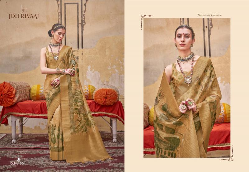 joh rivaaj jankaar 901-909 series shop trendy saree wholesaler