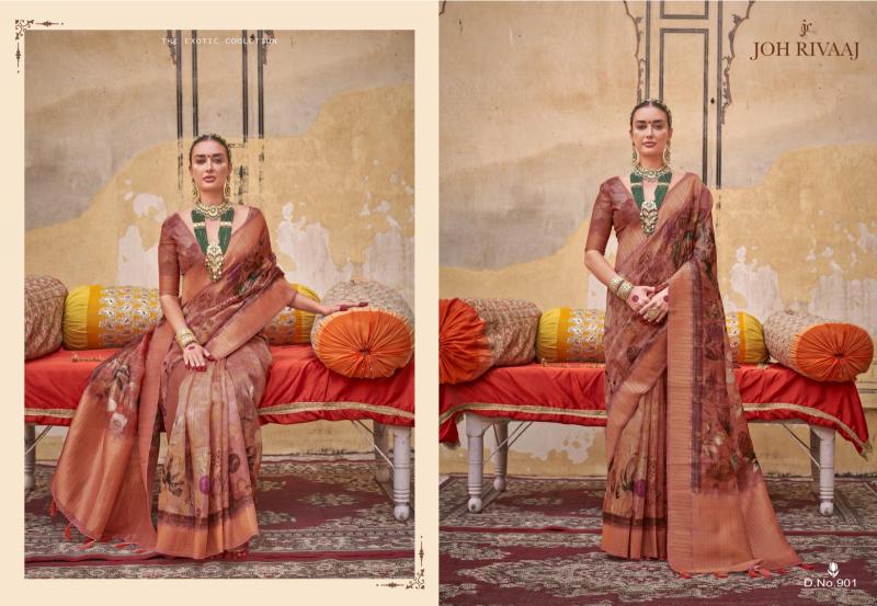 joh rivaaj jankaar 901-909 series shop trendy saree wholesaler