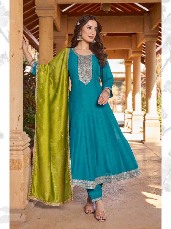 aanchi aarohi vichitra silk readymade elegant style suit for womens