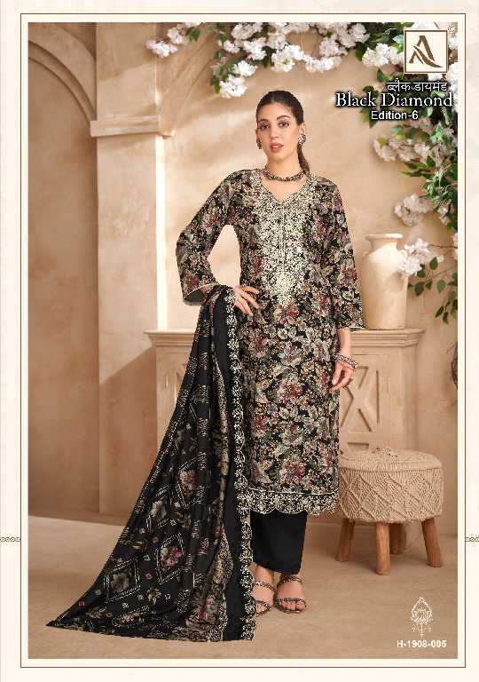 black diamond vol 6 by alok rayon discharge print modern pakistani suits