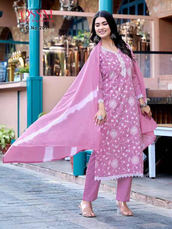 OSSM SUMMER STYLE VOL 2 READYMADE CLASSY LOOK COTTON FANCY SALWAR KAMEEZ