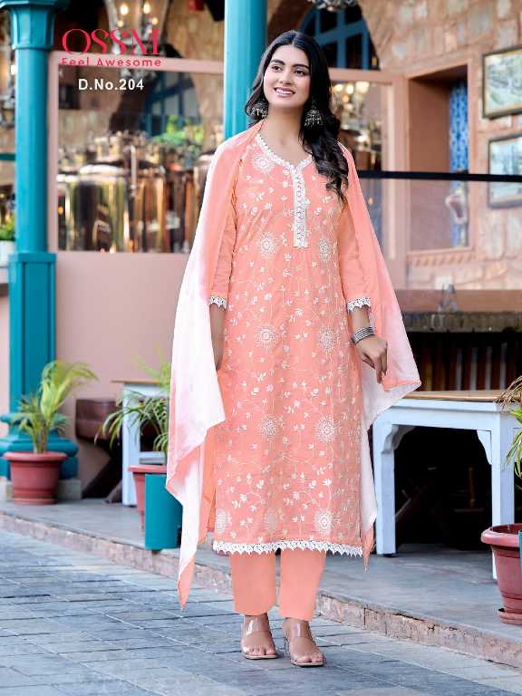 OSSM SUMMER STYLE VOL 2 READYMADE CLASSY LOOK COTTON FANCY SALWAR KAMEEZ