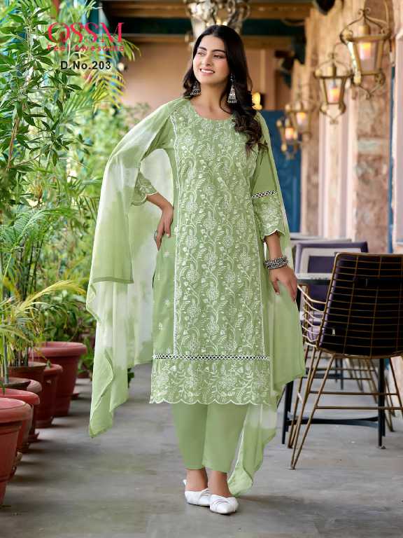 OSSM SUMMER STYLE VOL 2 READYMADE CLASSY LOOK COTTON FANCY SALWAR KAMEEZ