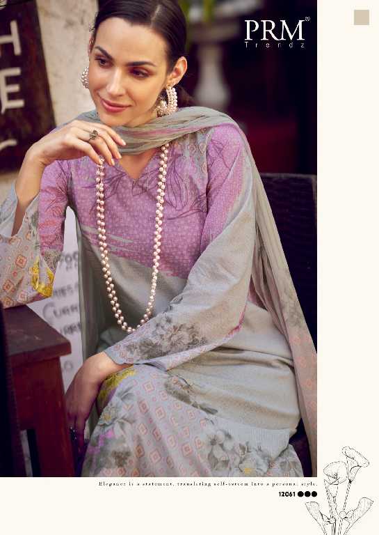 PRM Funflora Wholesale Pure Lawn Cotton With Fancy Work Salwar Suits