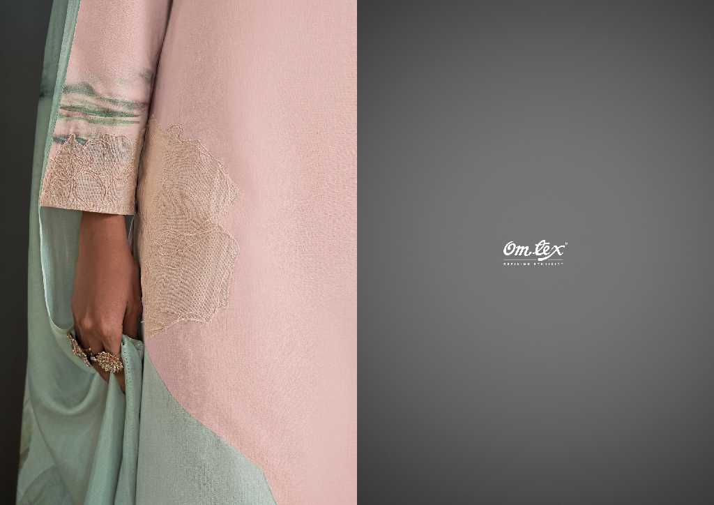 Omtex Style Flow Wholesale Lawn Cotton With Hand Work Salwar Suits