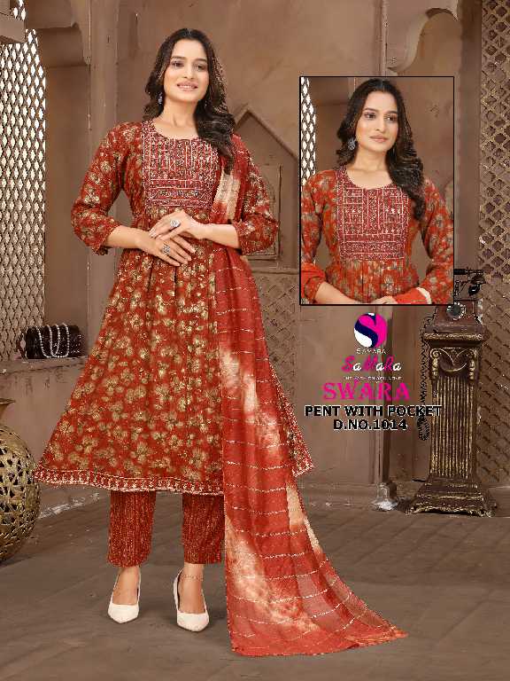 Samara Swara Vol-2 Wholesale Reyon Capsule Print Kurti With Pant And Dupatta