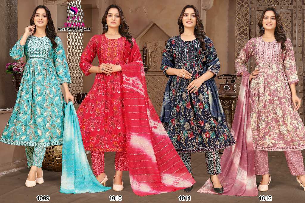 Samara Swara Vol-2 Wholesale Reyon Capsule Print Kurti With Pant And Dupatta