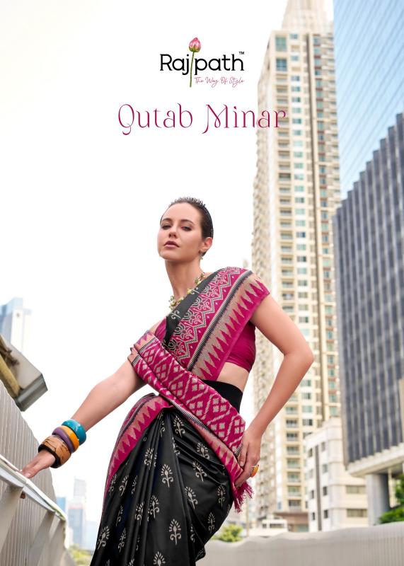 qutab minar by rajpath soft silk womens indian sarees