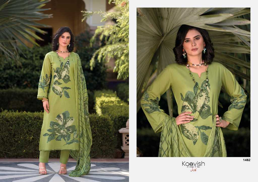 Kaavish Jessica Vol-2 Wholesale Pure Lawn Cotton With Fancy Handwork Salwar Suits