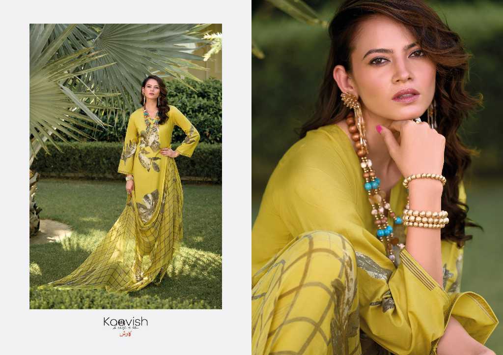Kaavish Jessica Vol-2 Wholesale Pure Lawn Cotton With Fancy Handwork Salwar Suits