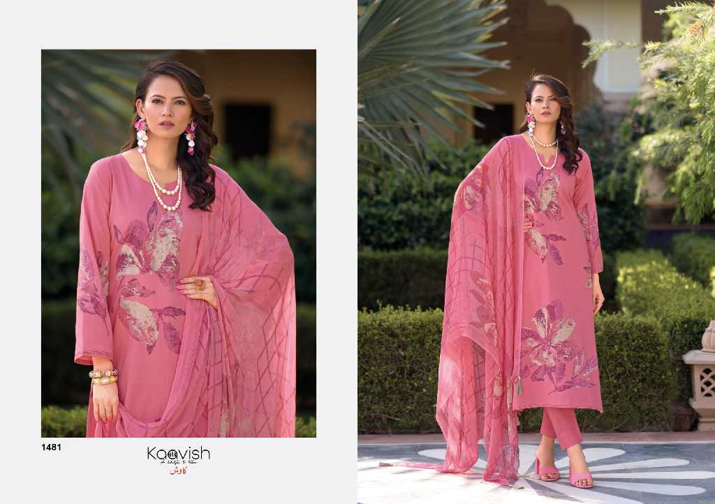 Kaavish Jessica Vol-2 Wholesale Pure Lawn Cotton With Fancy Handwork Salwar Suits