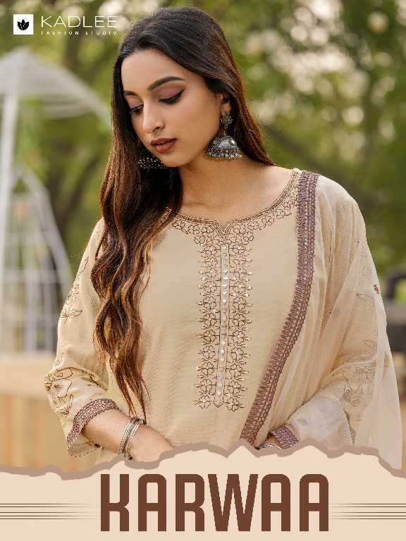karwaa by kadlee viscose weaving fully stitch gorgeous salwar kameez