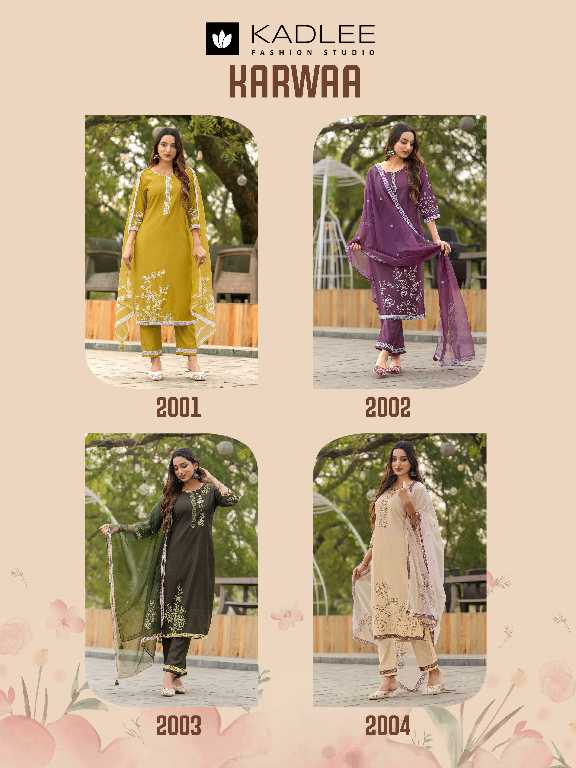 karwaa by kadlee viscose weaving fully stitch gorgeous salwar kameez