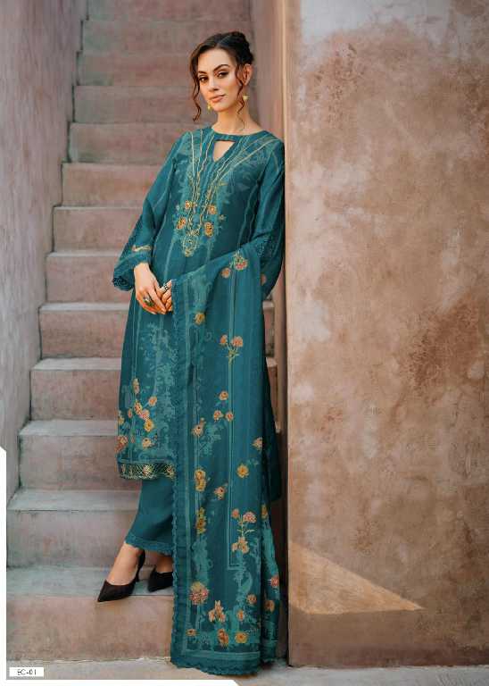 Varsha Eclipse Wholesale Cotton Linen With Handwork Salwar Suits