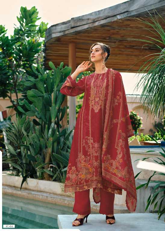 Varsha Eclipse Wholesale Cotton Linen With Handwork Salwar Suits