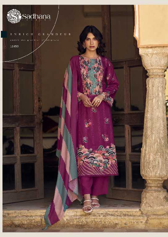 Sadhana Sol Wholesale Pure Lawn Cotton With Hand And Less Work Salwar Suits