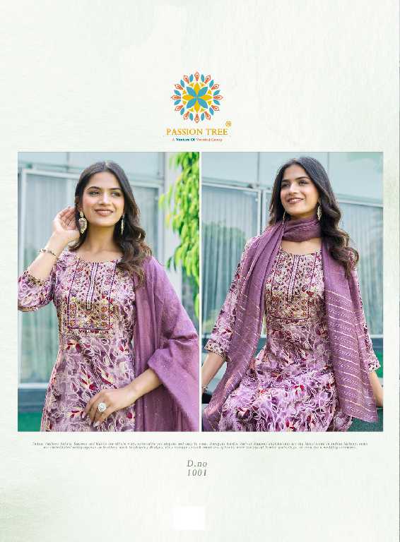 Passion Tree Nikhaar Vol-1 Wholesale Straight Kurti With Pant And Dupatta